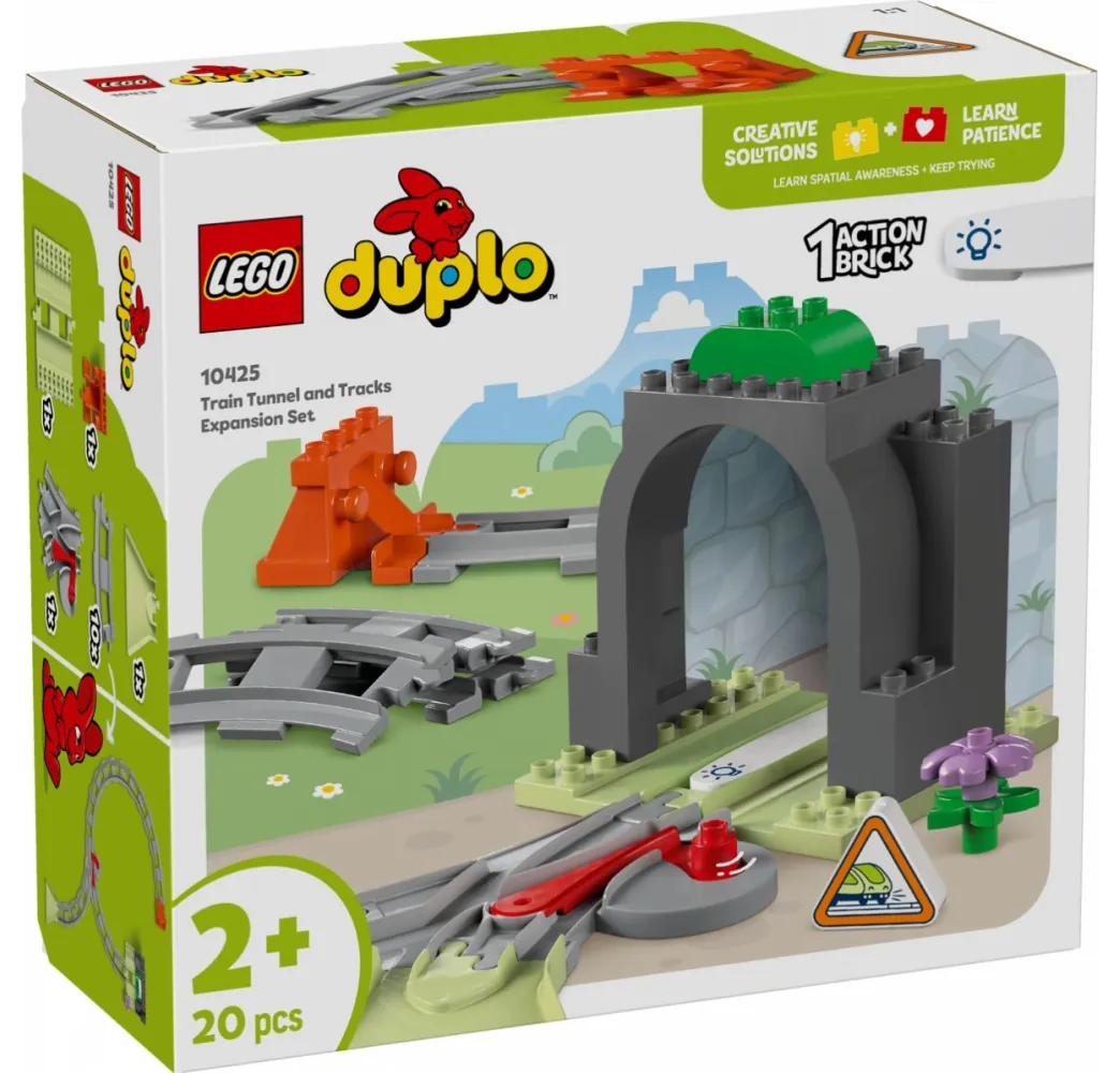 LEGO DUPLO Tunel i tory – klocki konstrukcyjne dla dzieci