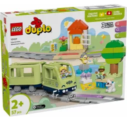 LEGO DUPLO Przygoda z interaktywnym pociągiem – klocki edukacyjne