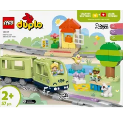 LEGO DUPLO Przygoda z interaktywnym pociągiem – klocki edukacyjne