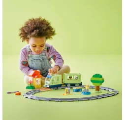 LEGO DUPLO Przygoda z interaktywnym pociągiem – klocki edukacyjne