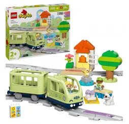 LEGO DUPLO Przygoda z interaktywnym pociągiem – klocki edukacyjne