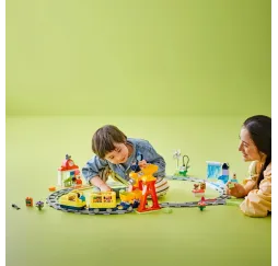 LEGO DUPLO Duży interaktywny pociąg miejski – klocki edukacyjne