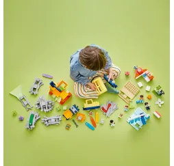 LEGO DUPLO Duży interaktywny pociąg miejski – klocki edukacyjne