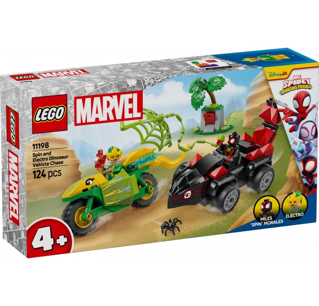 LEGO Super Heroes Spidey – klocki konstrukcyjne z dinopojazdami