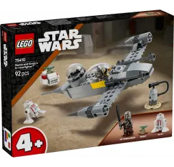 LEGO Star Wars Myśliwiec N-1 Mando i Grogu – klocki dla dzieci