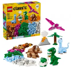 LEGO Classic Kreatywne dinozaury – klocki konstrukcyjne dla dzieci