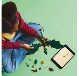LEGO Ninjago Zielony leśny smok Lloyda – klocki konstrukcyjne