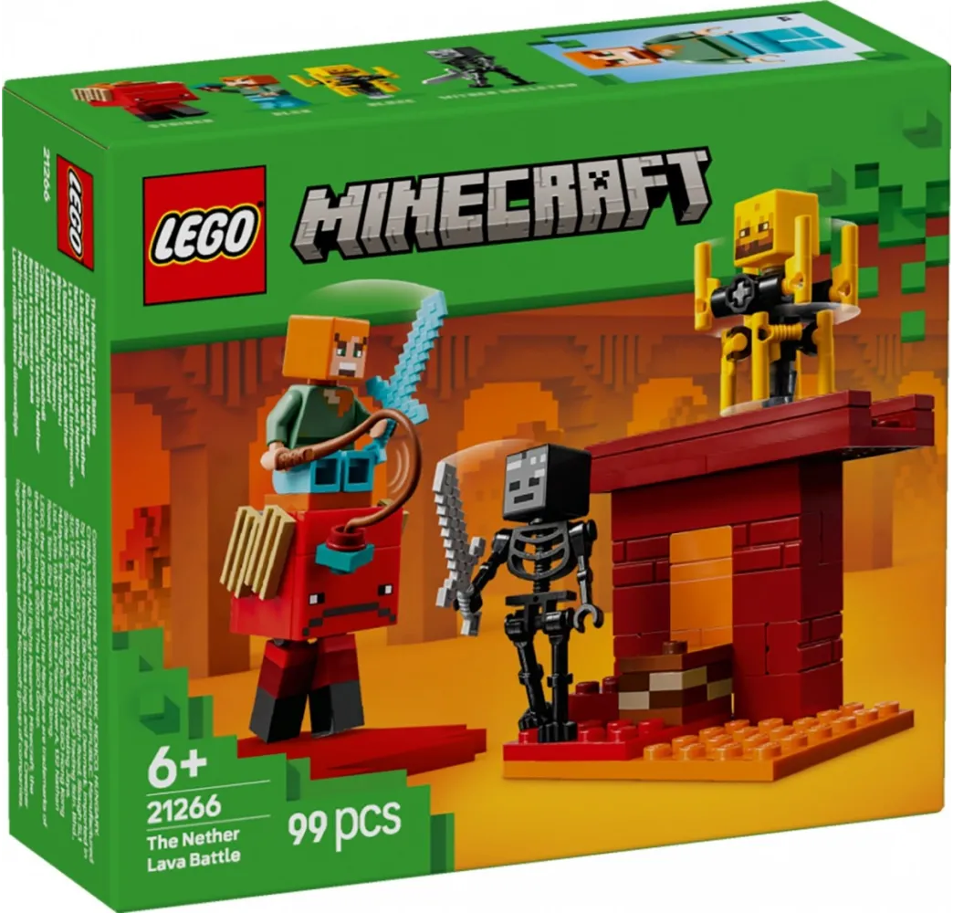 LEGO Minecraft Bitwa na moście Netheru – klocki konstrukcyjne