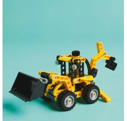 LEGO Technic Koparko-ładowarka – klocki konstrukcyjne 7+