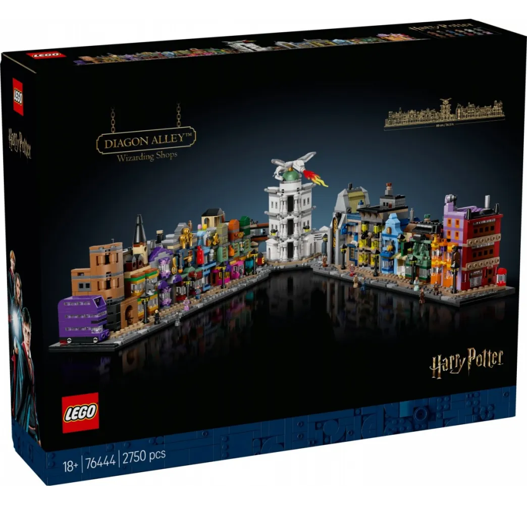 LEGO Harry Potter Magiczne sklepy – klocki konstrukcyjne dla dorosłych
