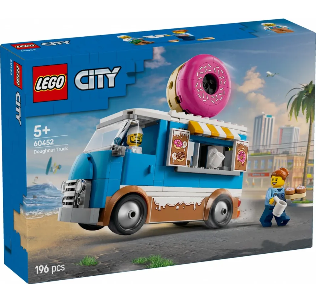 LEGO City Mobilna pączkarnia – klocki konstrukcyjne dla dzieci