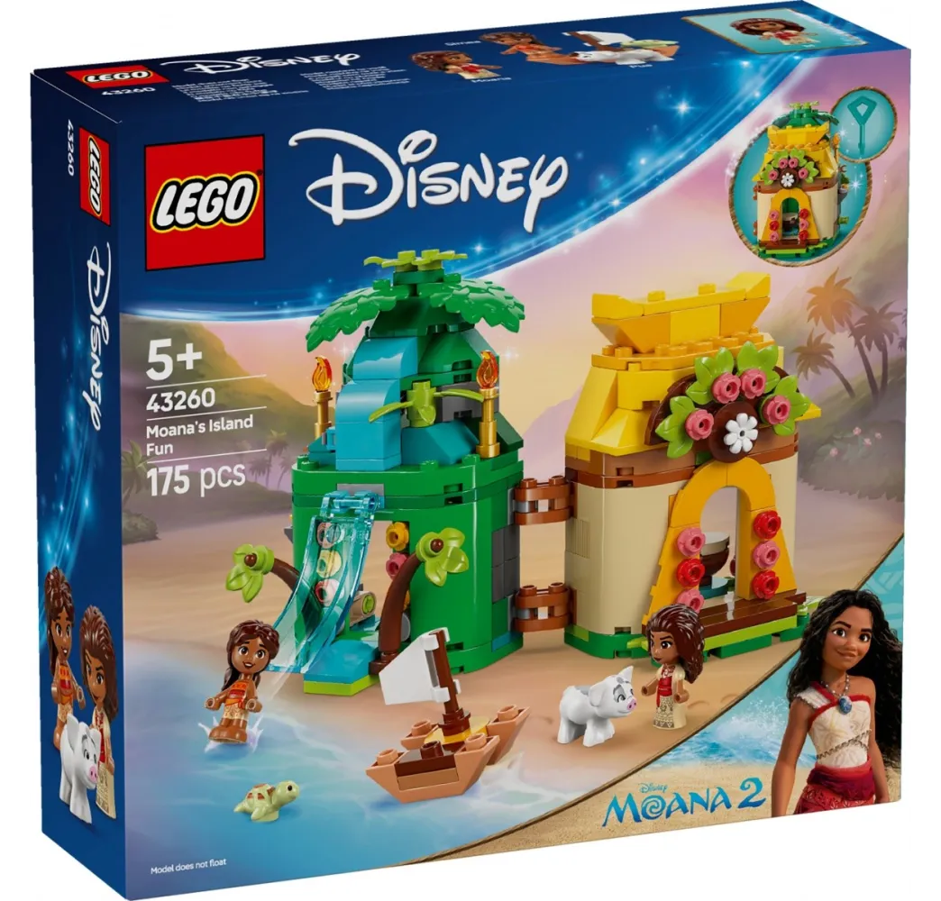 LEGO Disney Zabawy Vaiany na wyspie – klocki konstrukcyjne 5+