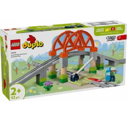 LEGO DUPLO Most i tory kolejowe – klocki konstrukcyjne dla dzieci