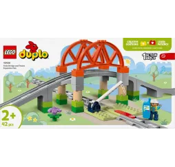 LEGO DUPLO Most i tory kolejowe – klocki konstrukcyjne dla dzieci