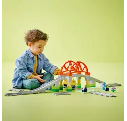 LEGO DUPLO Most i tory kolejowe – klocki konstrukcyjne dla dzieci
