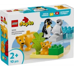 LEGO DUPLO Rodziny dzikich zwierząt – klocki edukacyjne