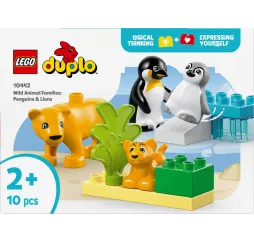 LEGO DUPLO Rodziny dzikich zwierząt – klocki edukacyjne