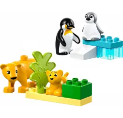 LEGO DUPLO Rodziny dzikich zwierząt – klocki edukacyjne