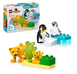 LEGO DUPLO Rodziny dzikich zwierząt – klocki edukacyjne