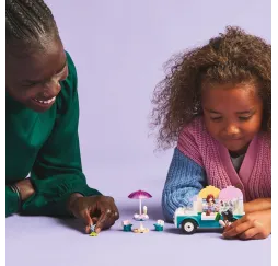 LEGO Friends Furgonetka z lodami – klocki konstrukcyjne dla dzieci