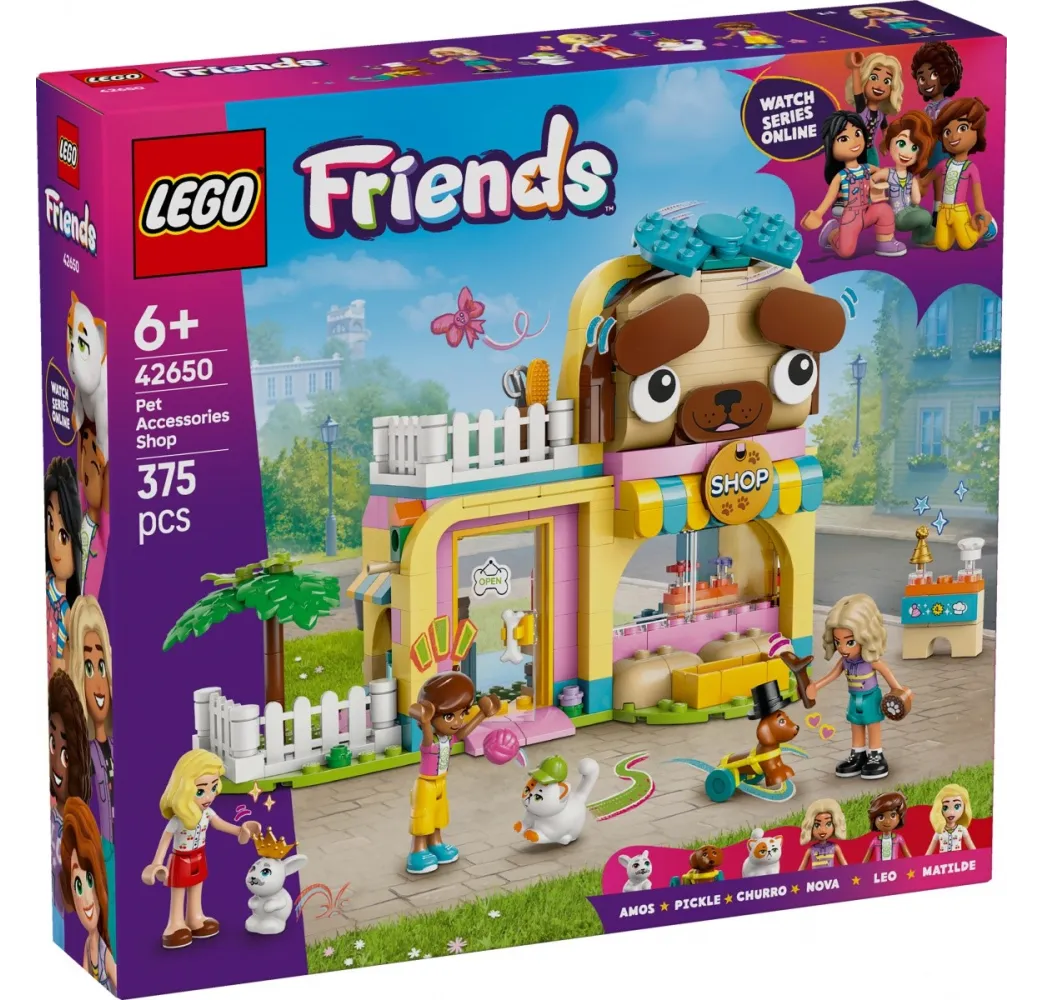 LEGO Friends Sklep z akcesoriami dla zwierząt – klocki 6+