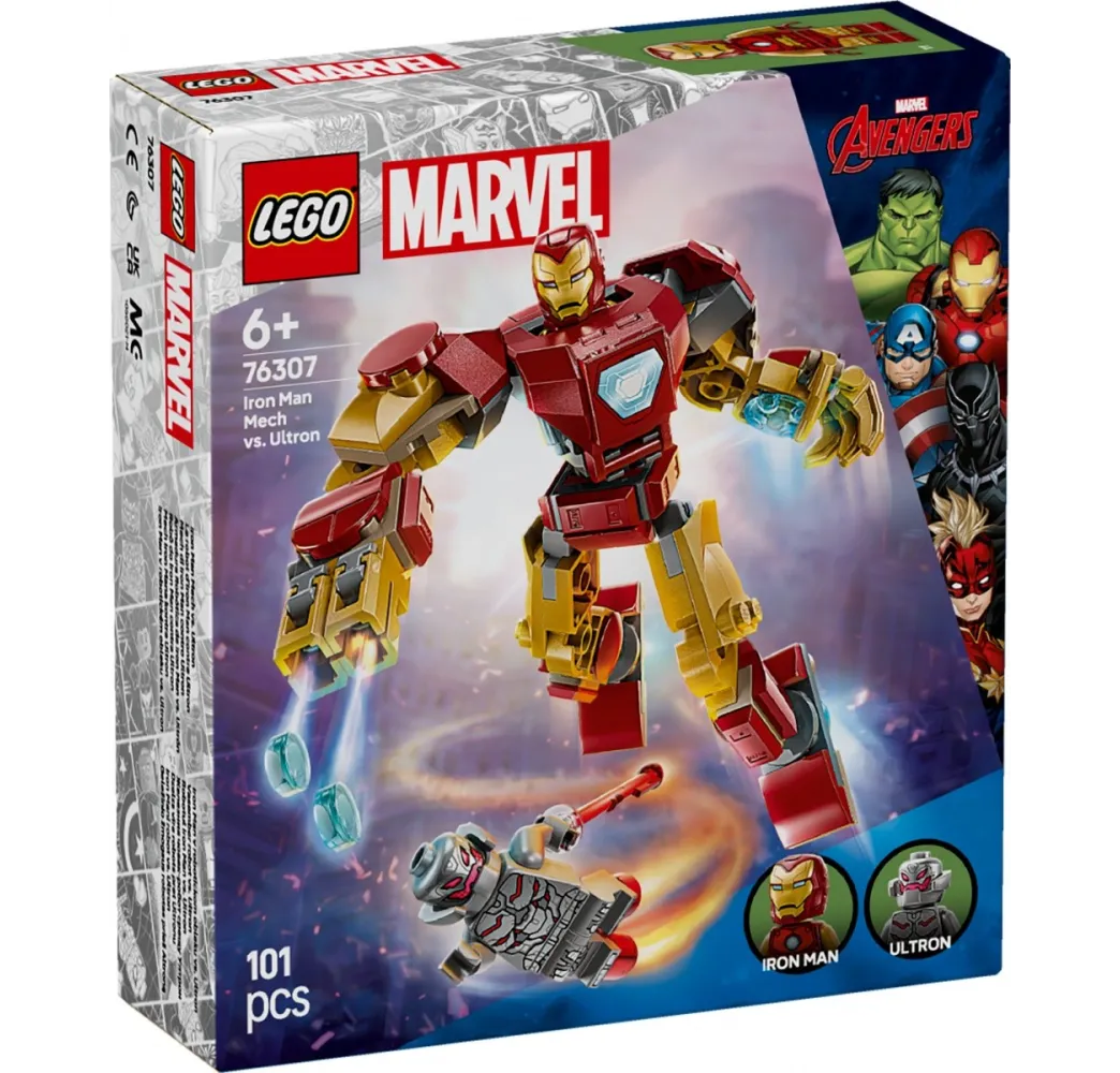 LEGO Super Heroes Mech Iron Mana kontra Ultron – klocki konstrukcyjne
