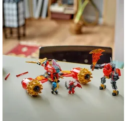 LEGO Ninjago Burzowy jeździec-mech Kaia – klocki konstrukcyjne