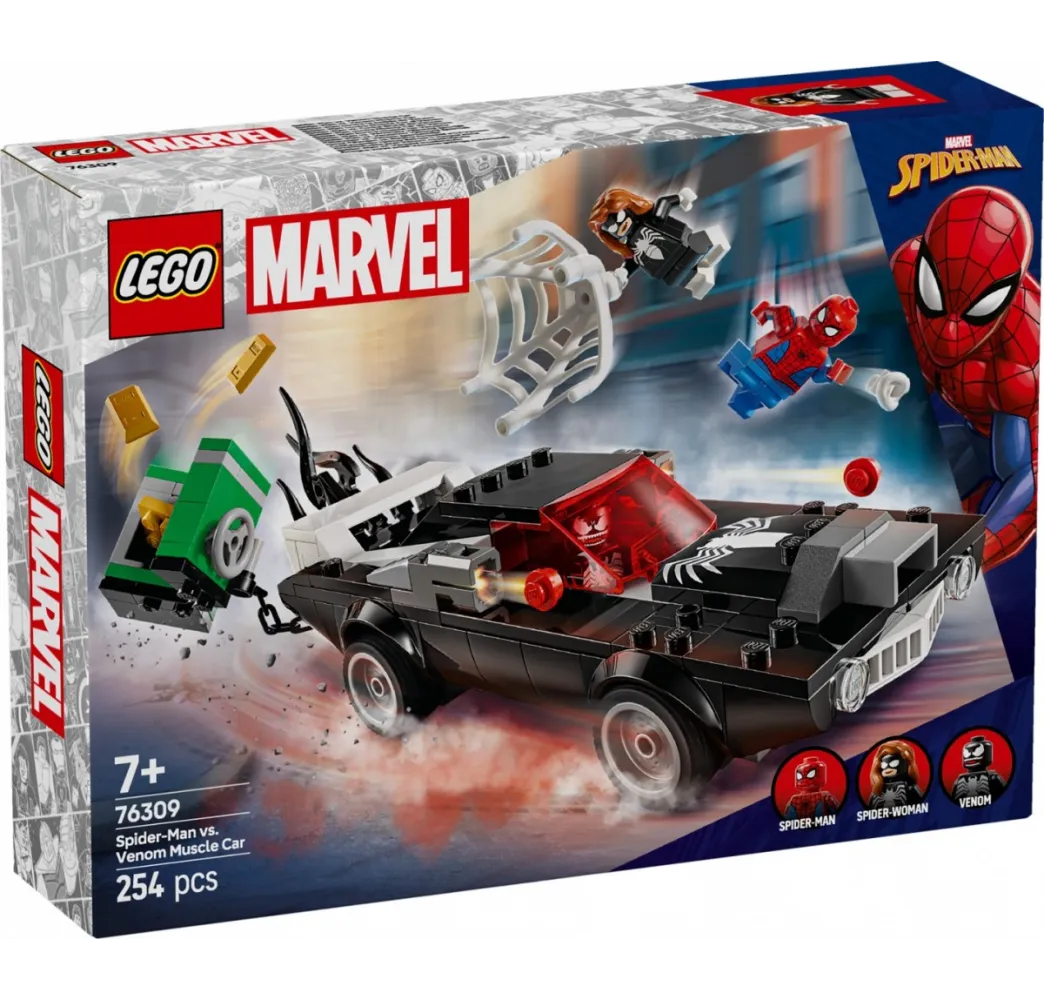 Spider-Man kontra Venom – LEGO klocki konstrukcyjne Marvel 7+