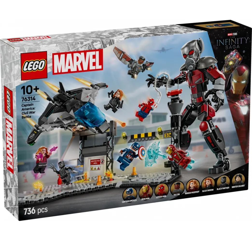 LEGO Super Heroes Kapitan Ameryka – klocki konstrukcyjne Marvel