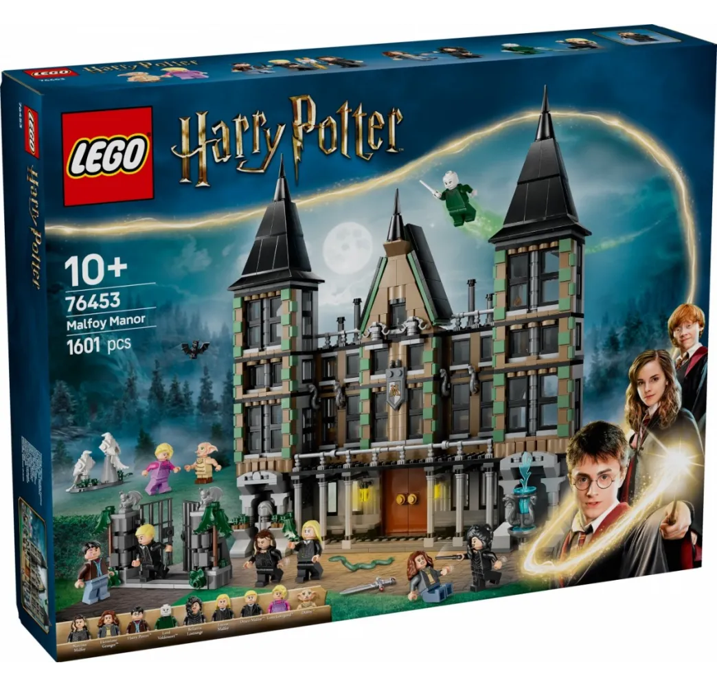 LEGO Harry Potter Dwór Malfoyów – klocki konstrukcyjne dla dzieci