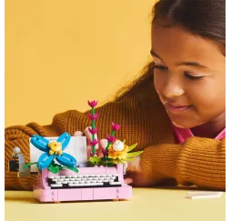 LEGO Creator Maszyna do pisania z kwiatami – klocki konstrukcyjne