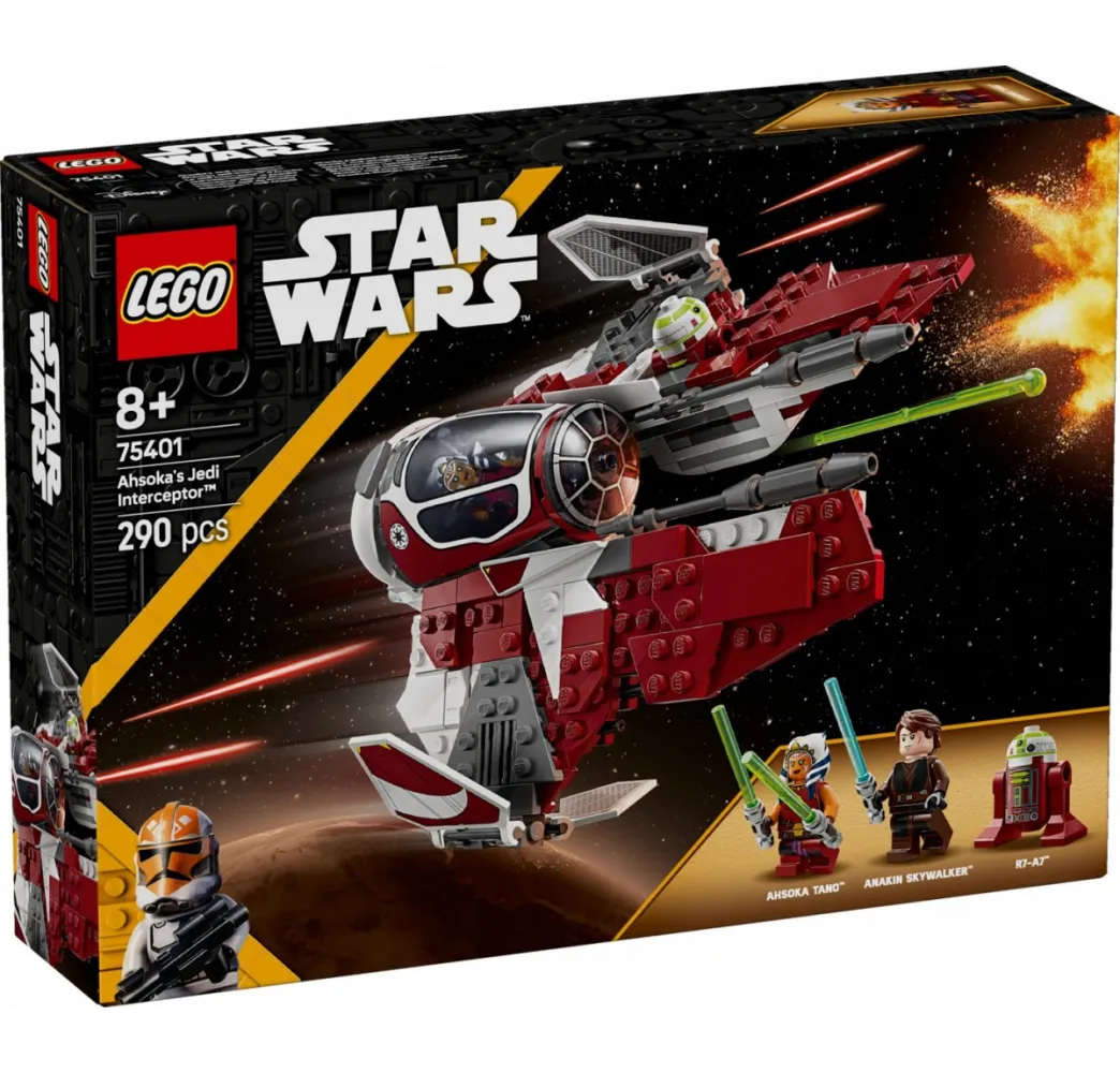 LEGO Star Wars Interceptor Jedi Ahsoki – klocki konstrukcyjne 8+