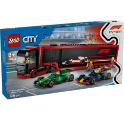 LEGO City F1 Ciężarówka z bolidami – klocki konstrukcyjne 8+