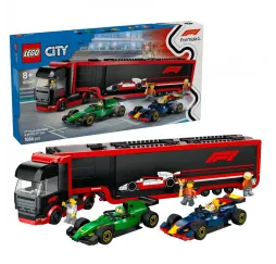 LEGO City F1 Ciężarówka z bolidami – klocki konstrukcyjne 8+