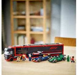 LEGO City F1 Ciężarówka z bolidami – klocki konstrukcyjne 8+