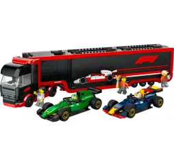 LEGO City F1 Ciężarówka z bolidami – klocki konstrukcyjne 8+