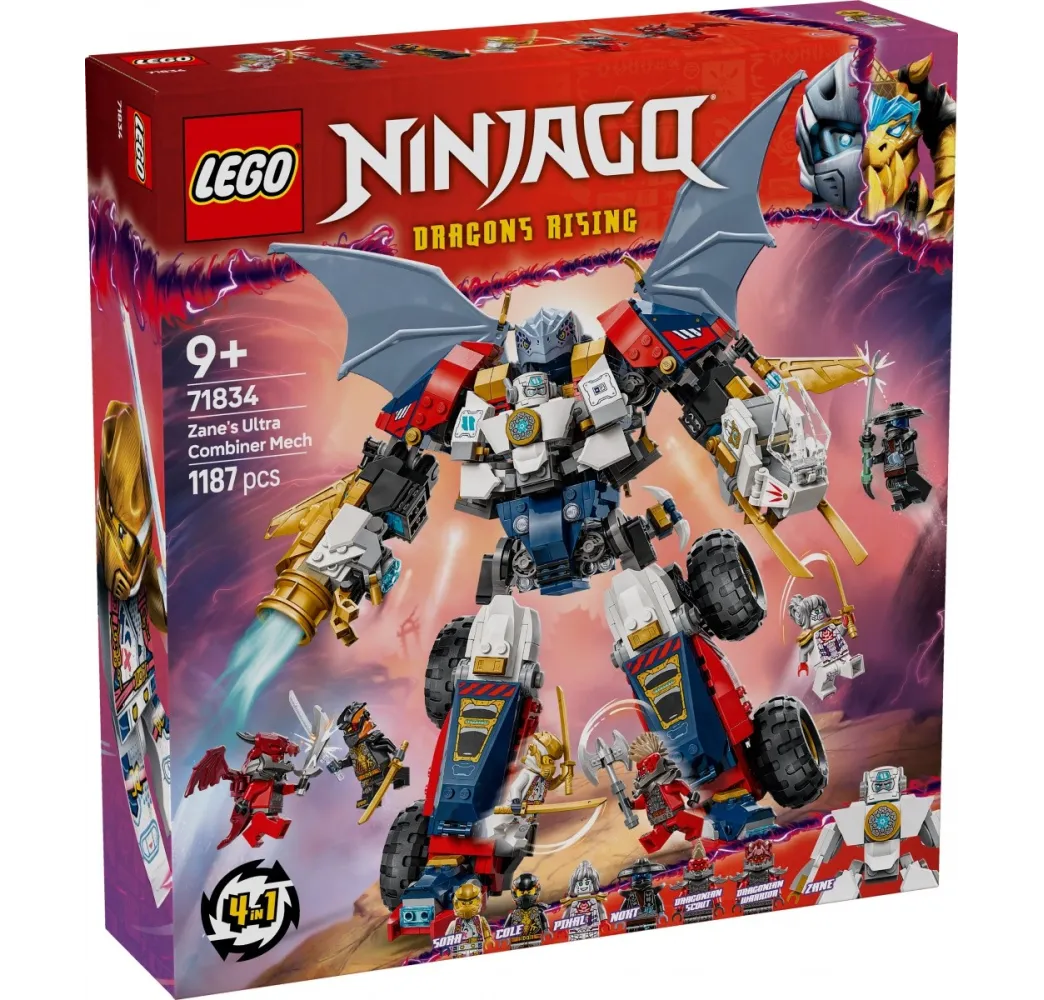 LEGO Ninjago Wielofunkcyjny ultramech Zanea – klocki konstrukcyjne