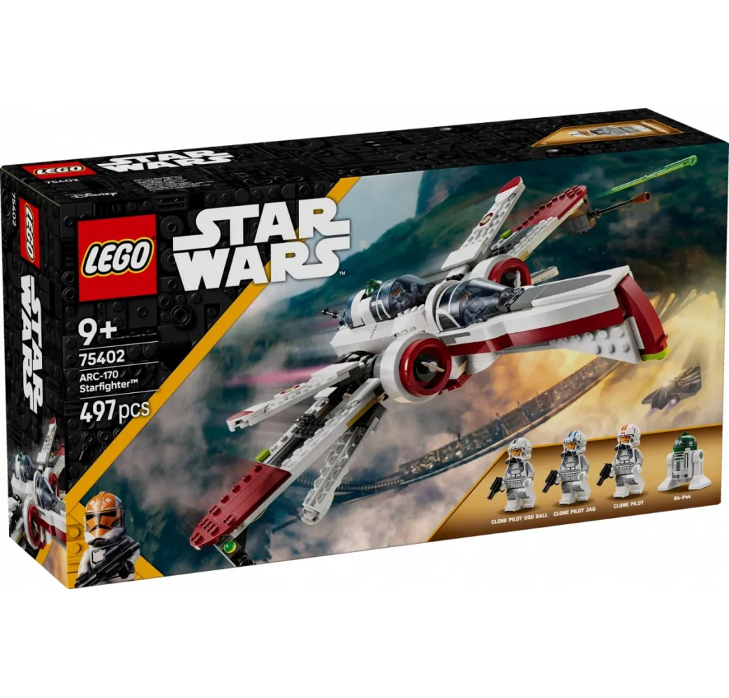 LEGO Star Wars Myśliwiec ARC-170 – klocki konstrukcyjne 9+