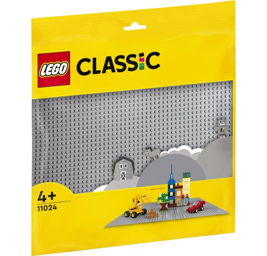LEGO Classic szara płytka konstrukcyjna – klocki kreatywne