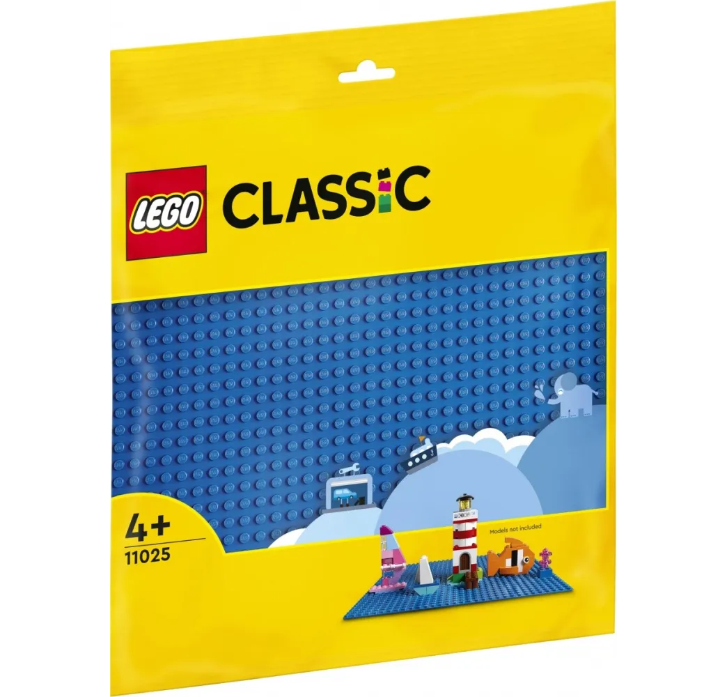 LEGO Classic niebieska płytka konstrukcyjna – klocki dla dzieci