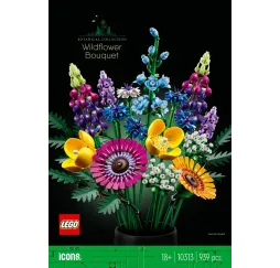 LEGO Icons Bukiet z polnych kwiatów – klocki konstrukcyjne