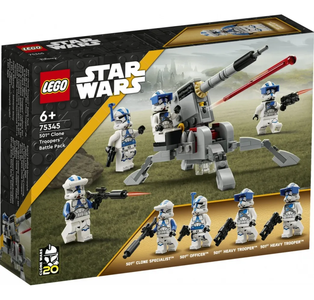 LEGO Star Wars żołnierze-klony 501. legionu – klocki konstrukcyjne