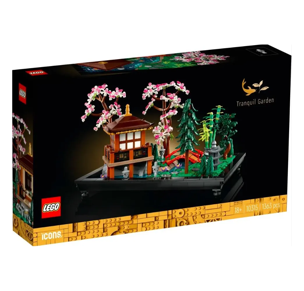 LEGO Icons Zaciszny ogród – klocki konstrukcyjne dla dorosłych