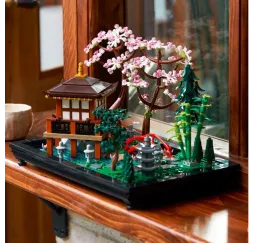 LEGO Icons Zaciszny ogród – klocki konstrukcyjne dla dorosłych