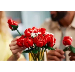 LEGO Bukiet róż Icons – klocki konstrukcyjne dla dorosłych