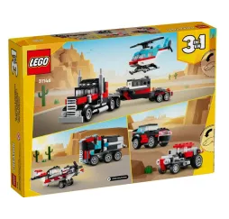 LEGO Creator Ciężarówka i helikopter – klocki konstrukcyjne 7+