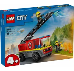 LEGO City Wóz strażacki z drabiną – klocki konstrukcyjne 4+