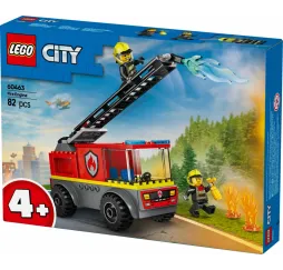 LEGO City Wóz strażacki z drabiną – klocki konstrukcyjne 4+