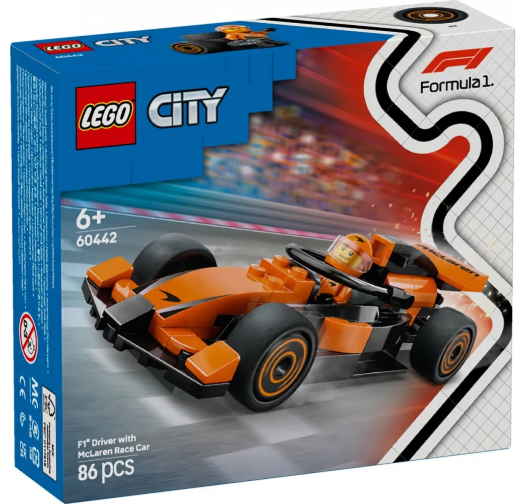 LEGO City F1 Kierowca i bolid McLaren – klocki konstrukcyjne