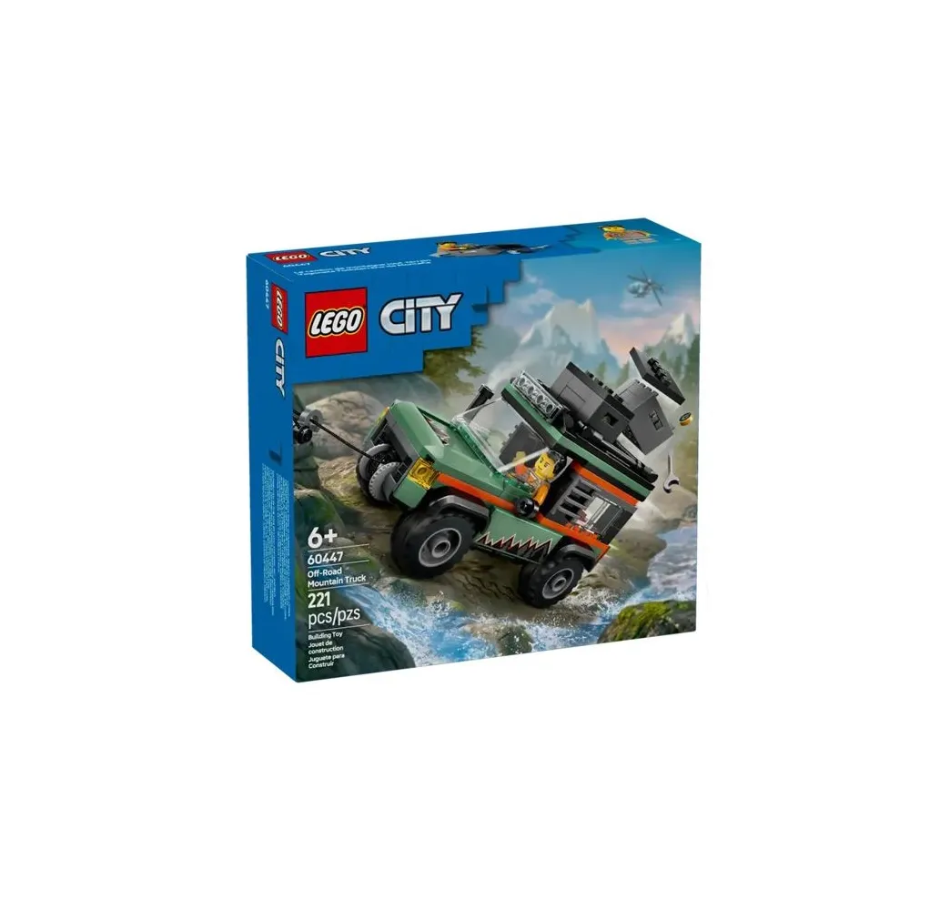 LEGO City Górska ciężarówka 4x4 – klocki konstrukcyjne 6+